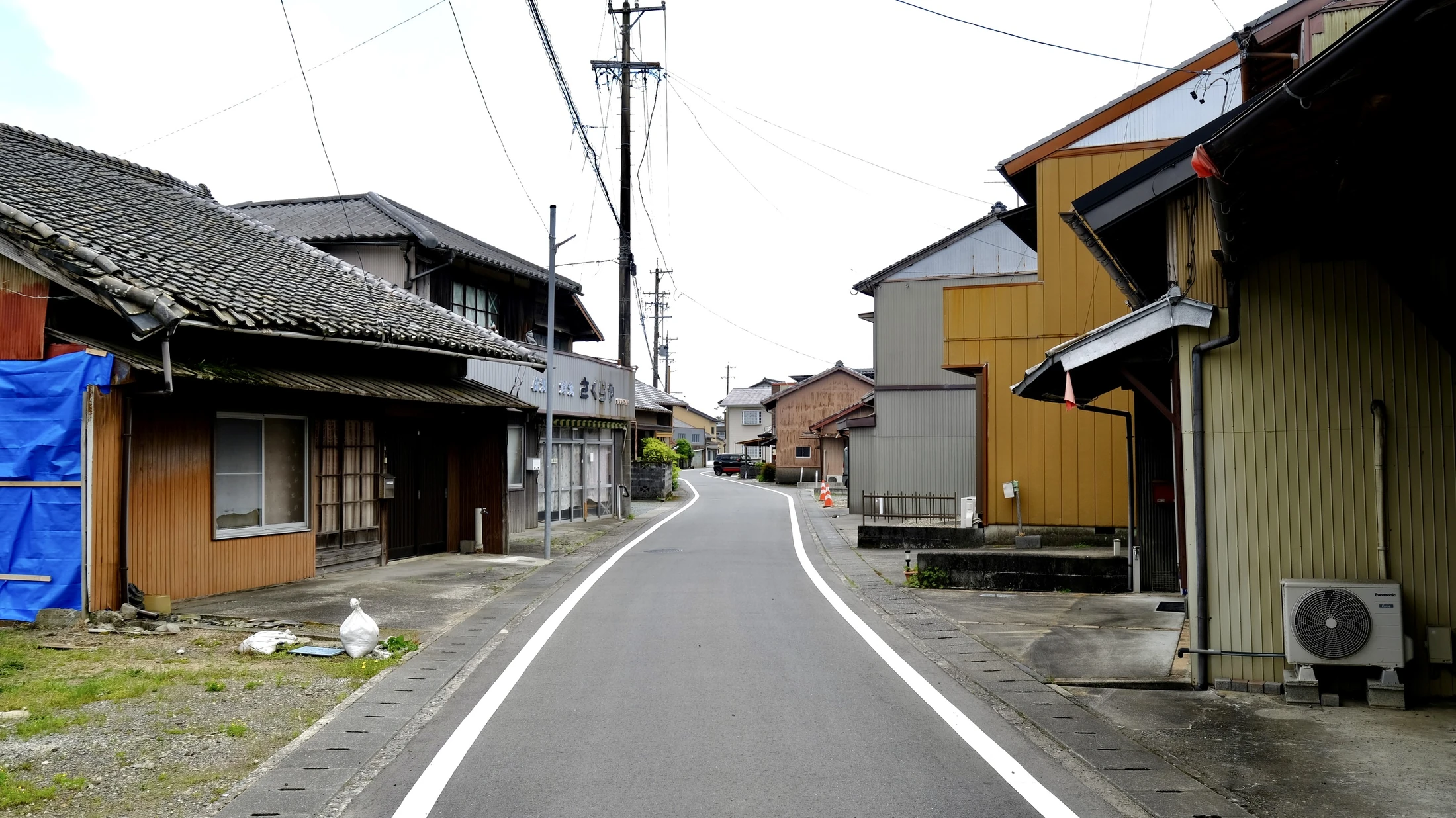 城下の町並み